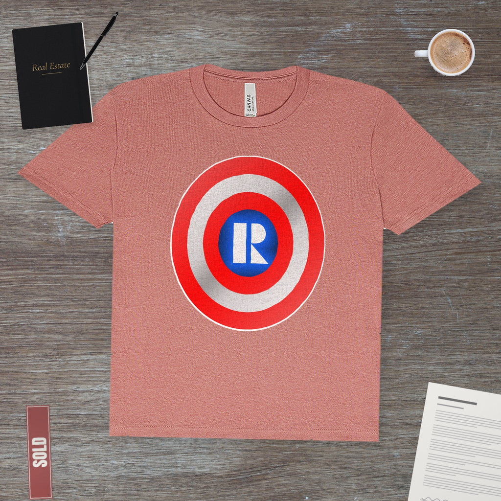 Captain Realtor Shield | Classic Tee - T-Shirt | ShirtyAgents
