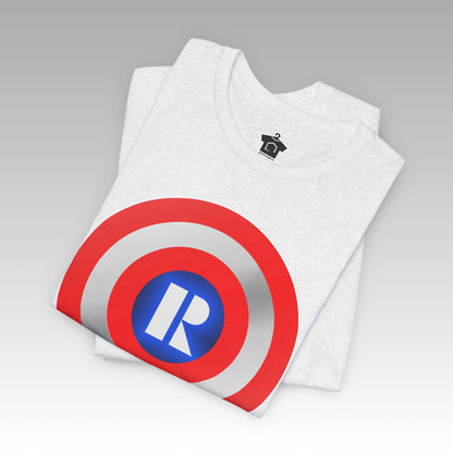 Captain Realtor Shield – Unisex Jersey Tee - T-Shirt | ShirtyAgents
