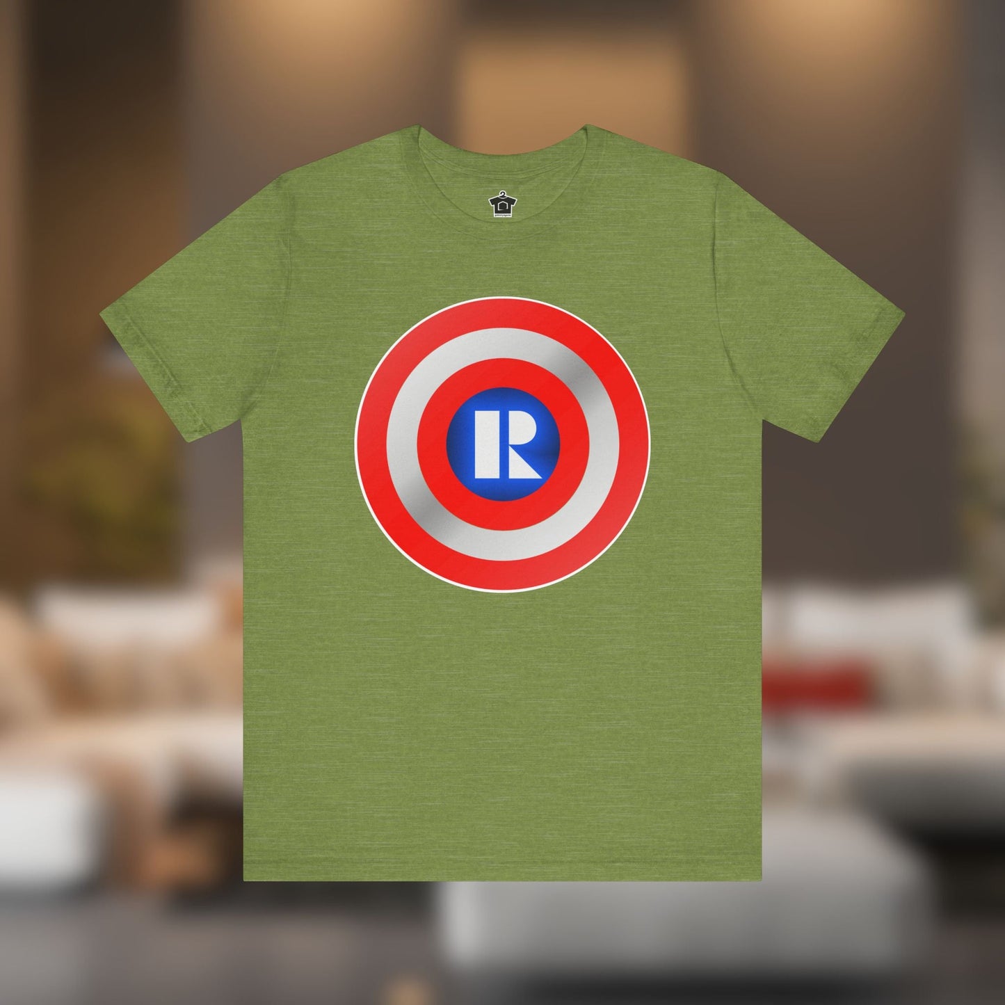Captain Realtor Shield – Unisex Jersey Tee - T-Shirt | ShirtyAgents