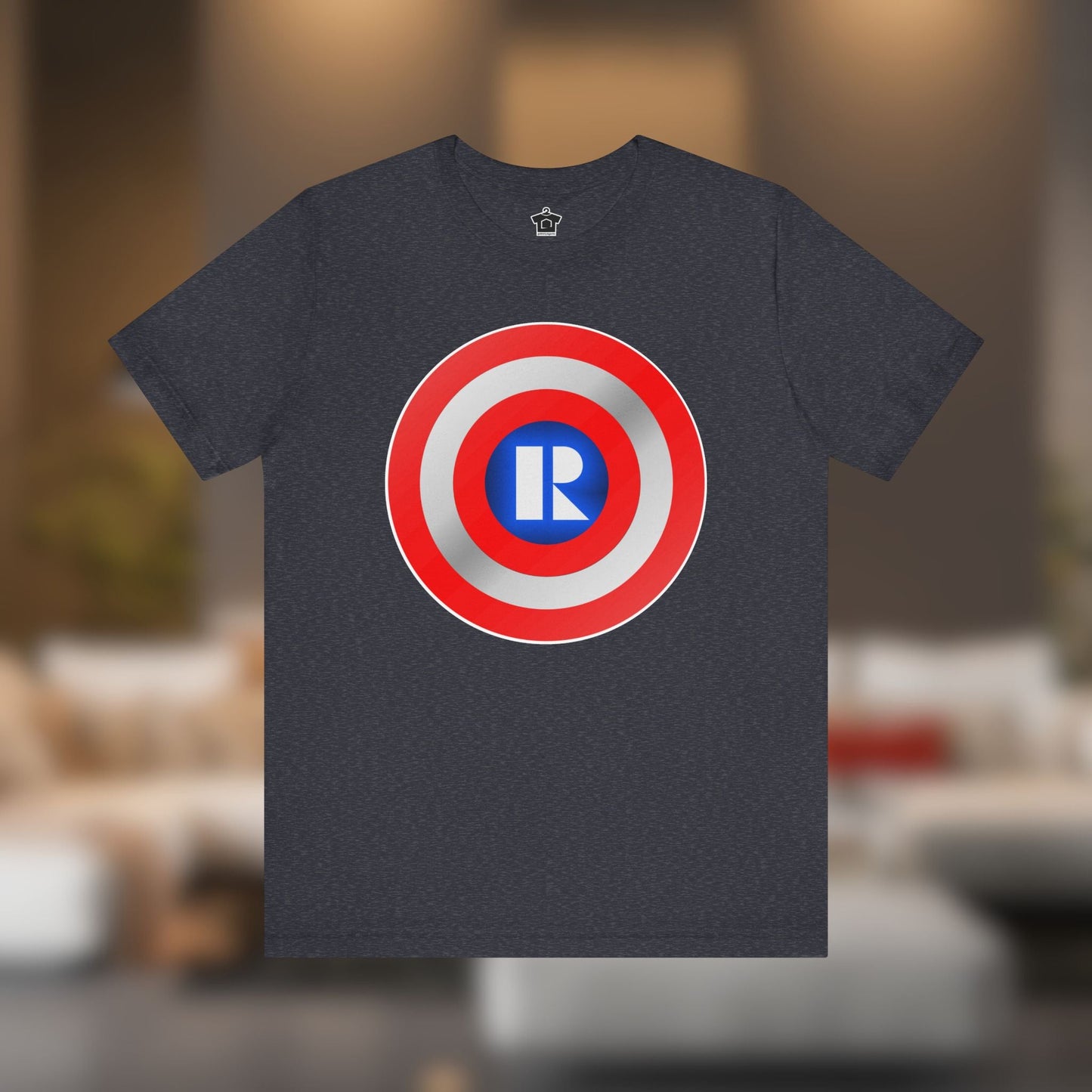 Captain Realtor Shield – Unisex Jersey Tee - T-Shirt | ShirtyAgents