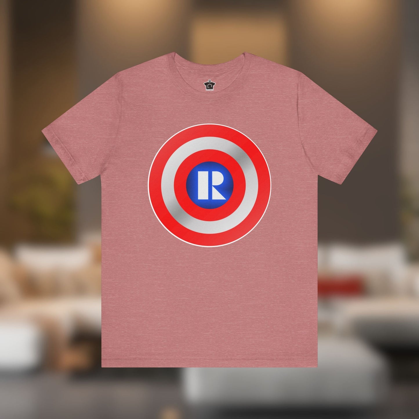 Captain Realtor Shield – Unisex Jersey Tee - T-Shirt | ShirtyAgents