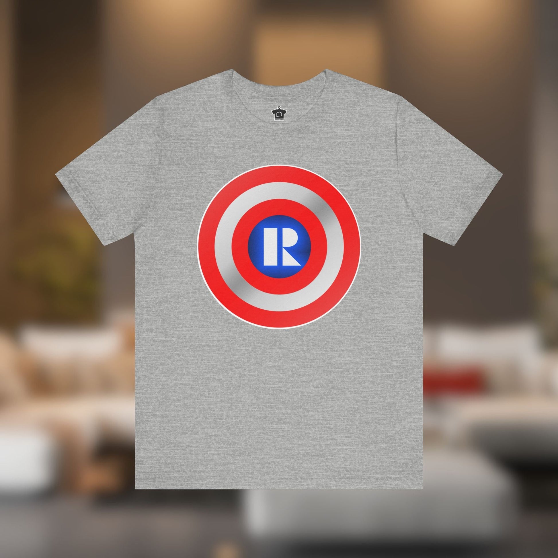 Captain Realtor Shield – Unisex Jersey Tee - T-Shirt | ShirtyAgents