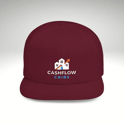 Cashflow Cribs Flat Bill Snapback Hat - Hats | ShirtyAgents