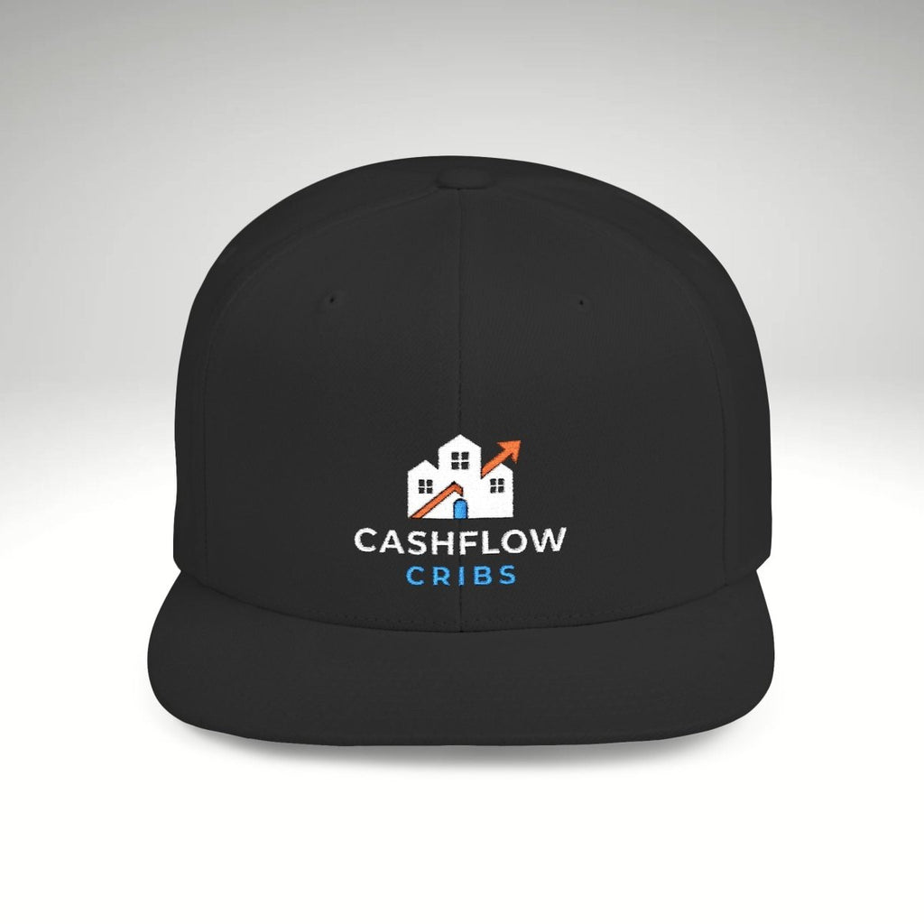 Cashflow Cribs Flat Bill Snapback Hat - Hats | ShirtyAgents