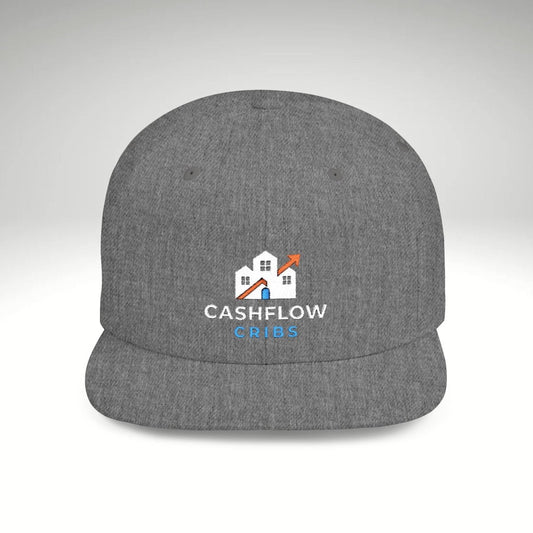 Cashflow Cribs Flat Bill Snapback Hat - Hats | ShirtyAgents