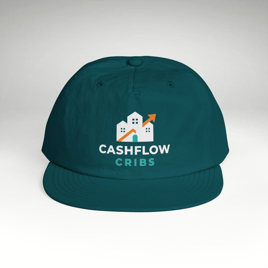 Cashflow Cribs Flat - Billed Surf Cap - Hats | ShirtyAgents