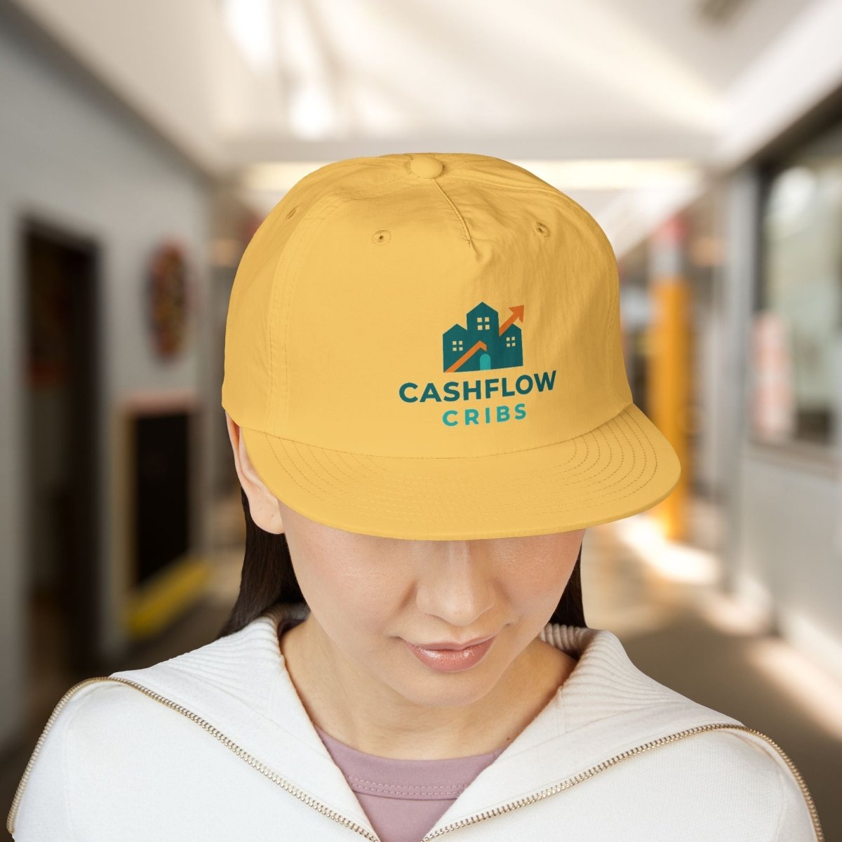Cashflow Cribs Flat - Billed Surf Cap - Hats | ShirtyAgents