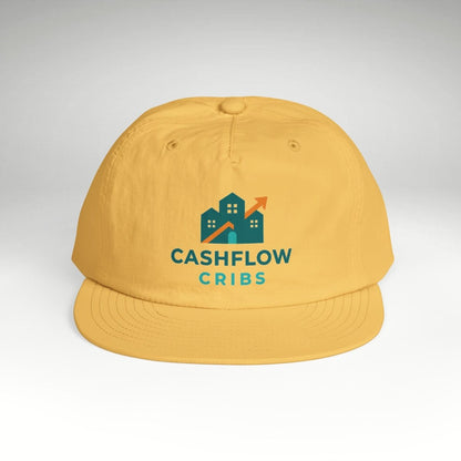 Cashflow Cribs Flat - Billed Surf Cap - Hats | ShirtyAgents