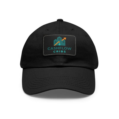 Cashflow Cribs Hat with Leather Patch - Hats | ShirtyAgents