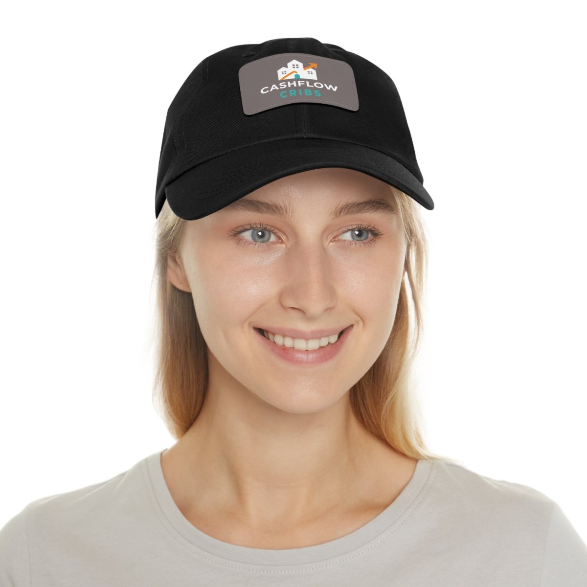 Cashflow Cribs Hat with Leather Patch - Hats | ShirtyAgents