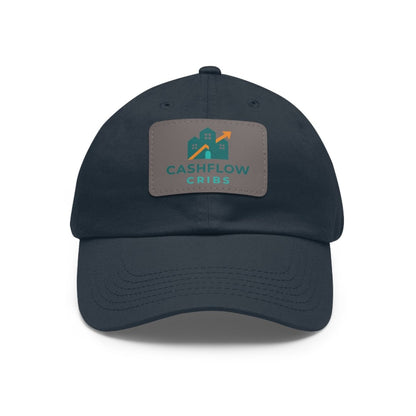 Cashflow Cribs Hat with Leather Patch - Hats | ShirtyAgents