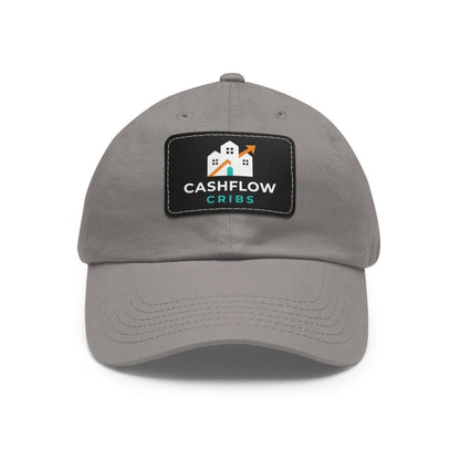Cashflow Cribs Hat with Leather Patch - Hats | ShirtyAgents