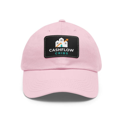 Cashflow Cribs Hat with Leather Patch - Hats | ShirtyAgents