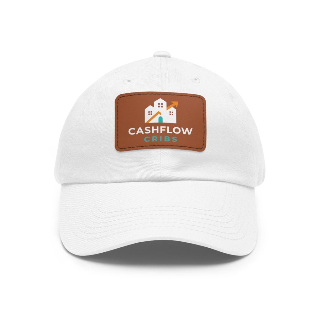 Cashflow Cribs Hat with Leather Patch - Hats | ShirtyAgents