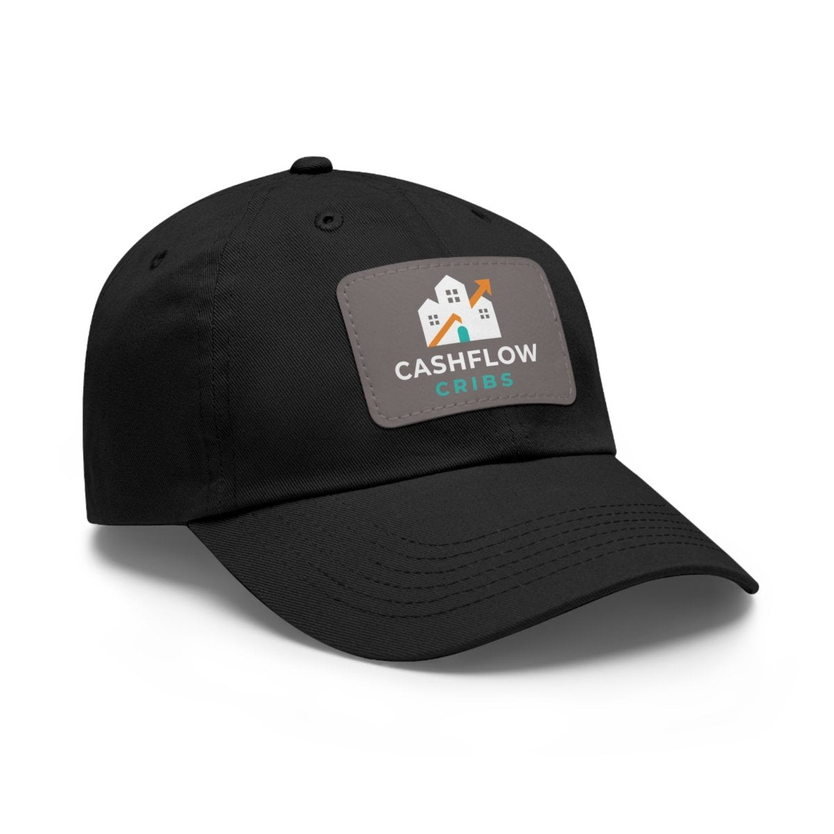 Cashflow Cribs Hat with Leather Patch - Hats | ShirtyAgents
