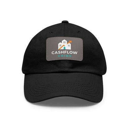 Cashflow Cribs Hat with Leather Patch - Hats | ShirtyAgents