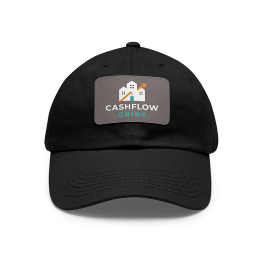 Cashflow Cribs Hat with Leather Patch - Hats | ShirtyAgents