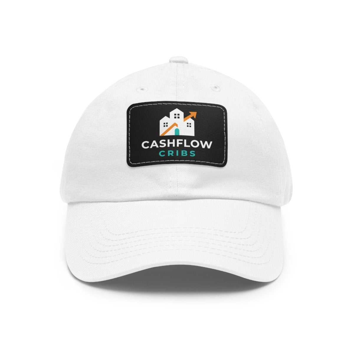 Cashflow Cribs Hat with Leather Patch - Hats | ShirtyAgents