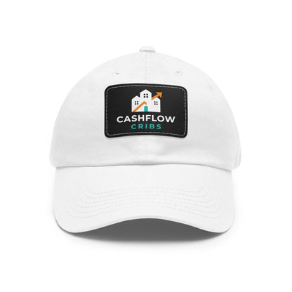 Cashflow Cribs Hat with Leather Patch - Hats | ShirtyAgents