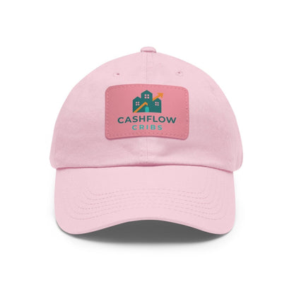 Cashflow Cribs Hat with Leather Patch - Hats | ShirtyAgents