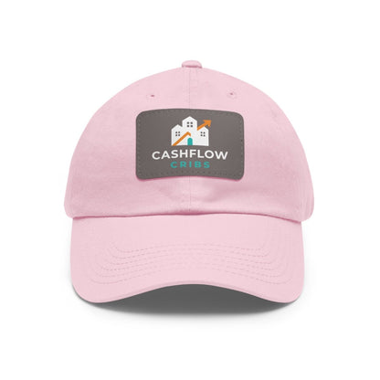 Cashflow Cribs Hat with Leather Patch - Hats | ShirtyAgents