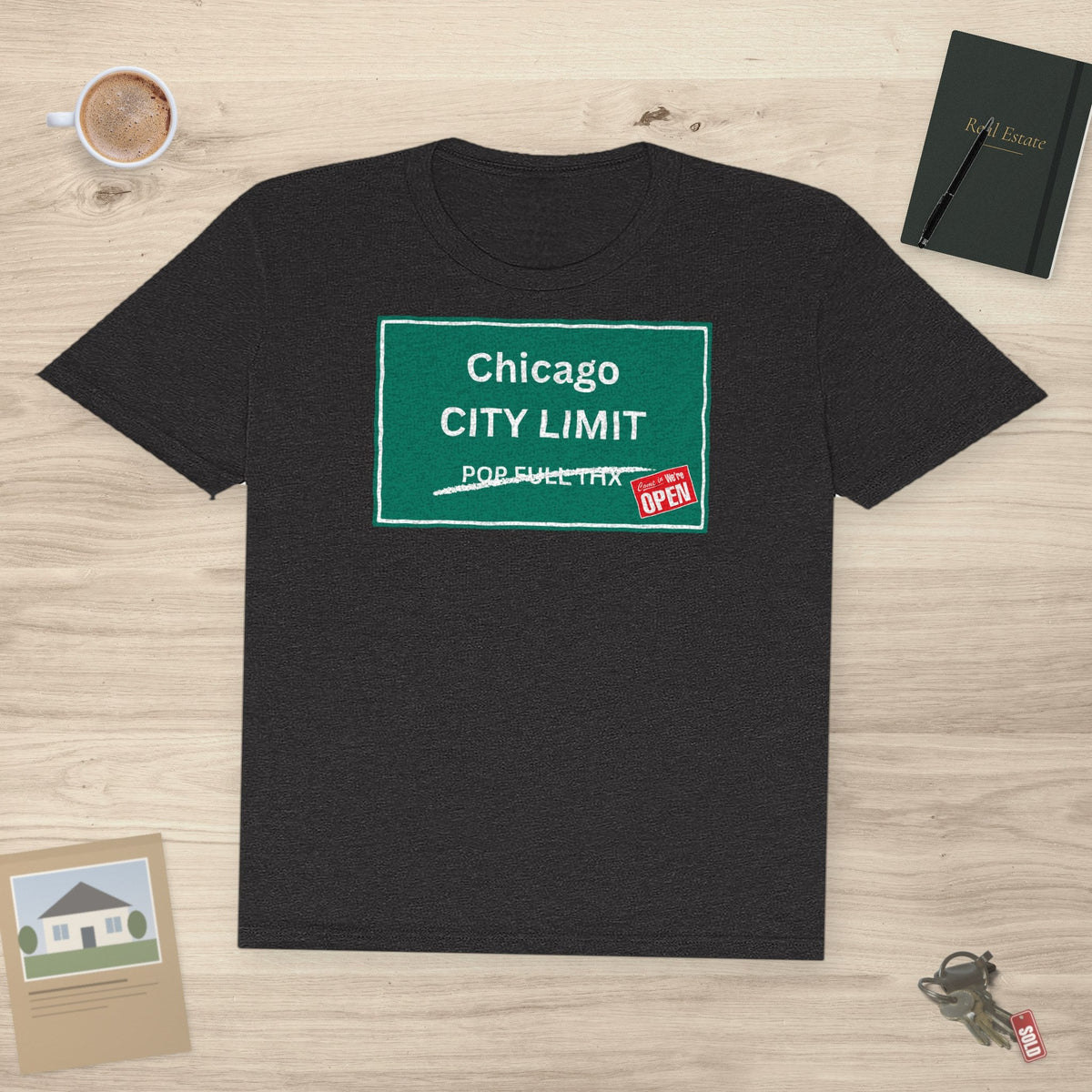City Limit We're Open – Chicago | Classic Tee - T-Shirt | ShirtyAgents
