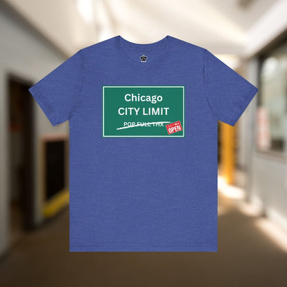 City Limit We're Open | Chicago Tshirt - T-Shirt | ShirtyAgents