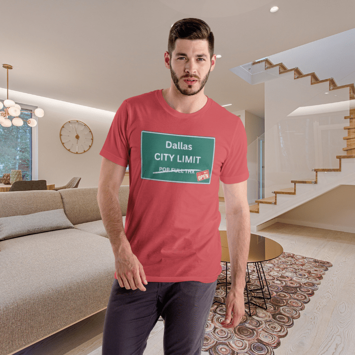 City Limit We're Open | Dallas Tshirt - T-Shirt | ShirtyAgents