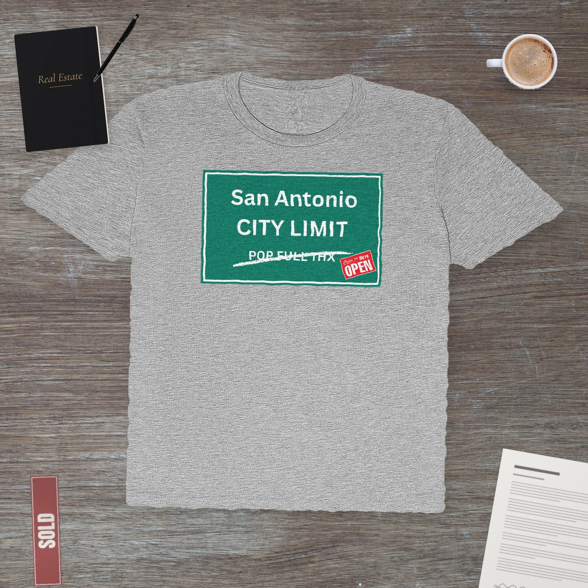 City Limit We're Open – San Antonio | Classic Tee - T-Shirt | ShirtyAgents