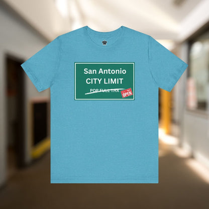 City Limit We're Open | San Antonio Tshirt - T-Shirt | ShirtyAgents