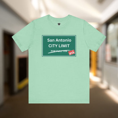 City Limit We're Open | San Antonio Tshirt - T-Shirt | ShirtyAgents