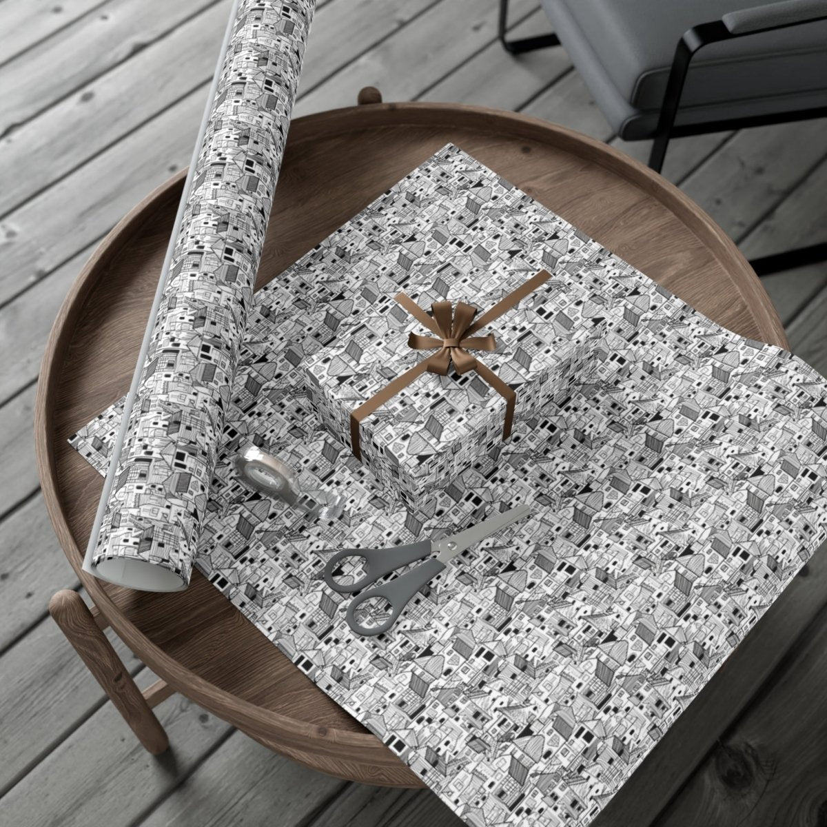 Color the Neighborhood Gift Wrap - Home Decor | ShirtyAgents