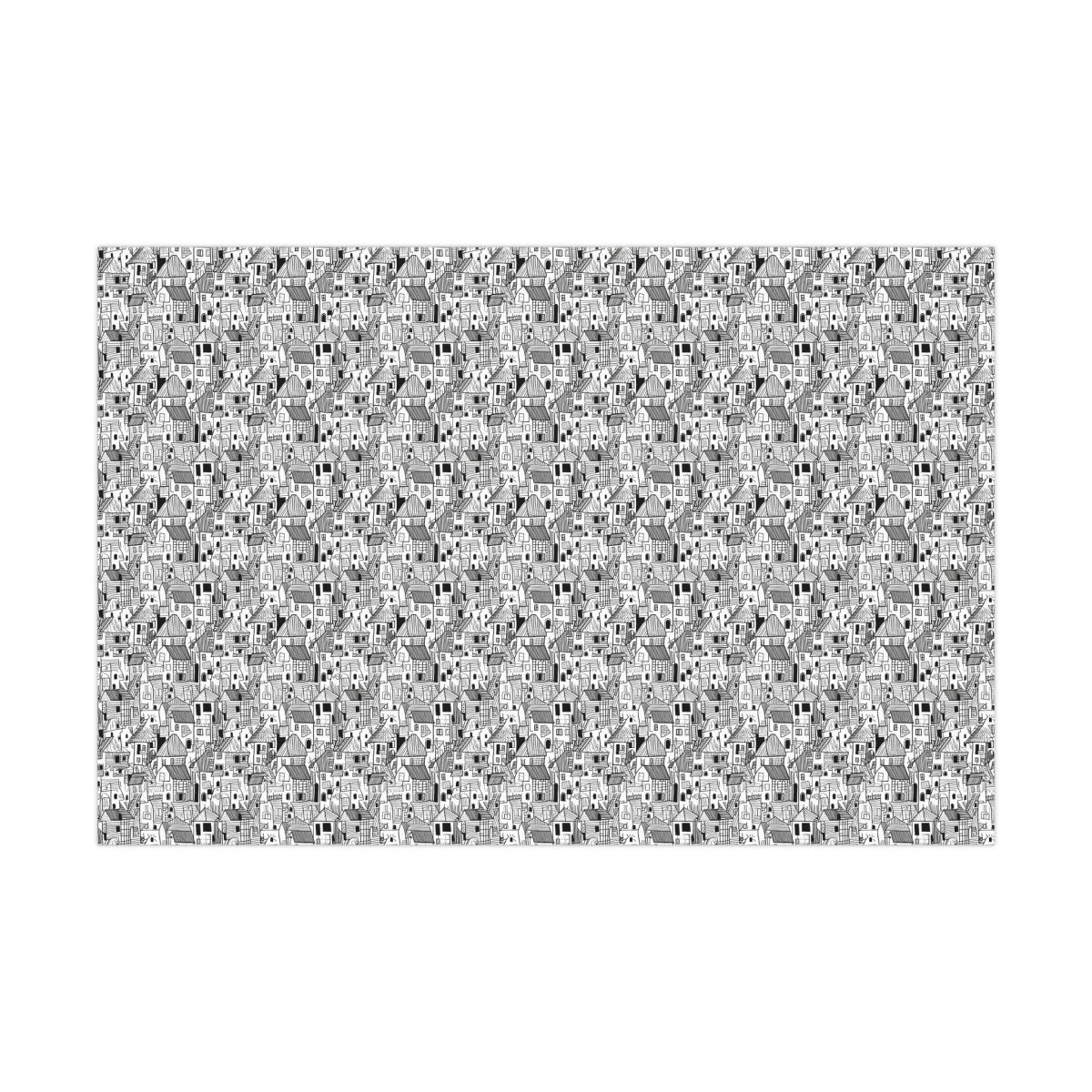 Color the Neighborhood Gift Wrap - Home Decor | ShirtyAgents