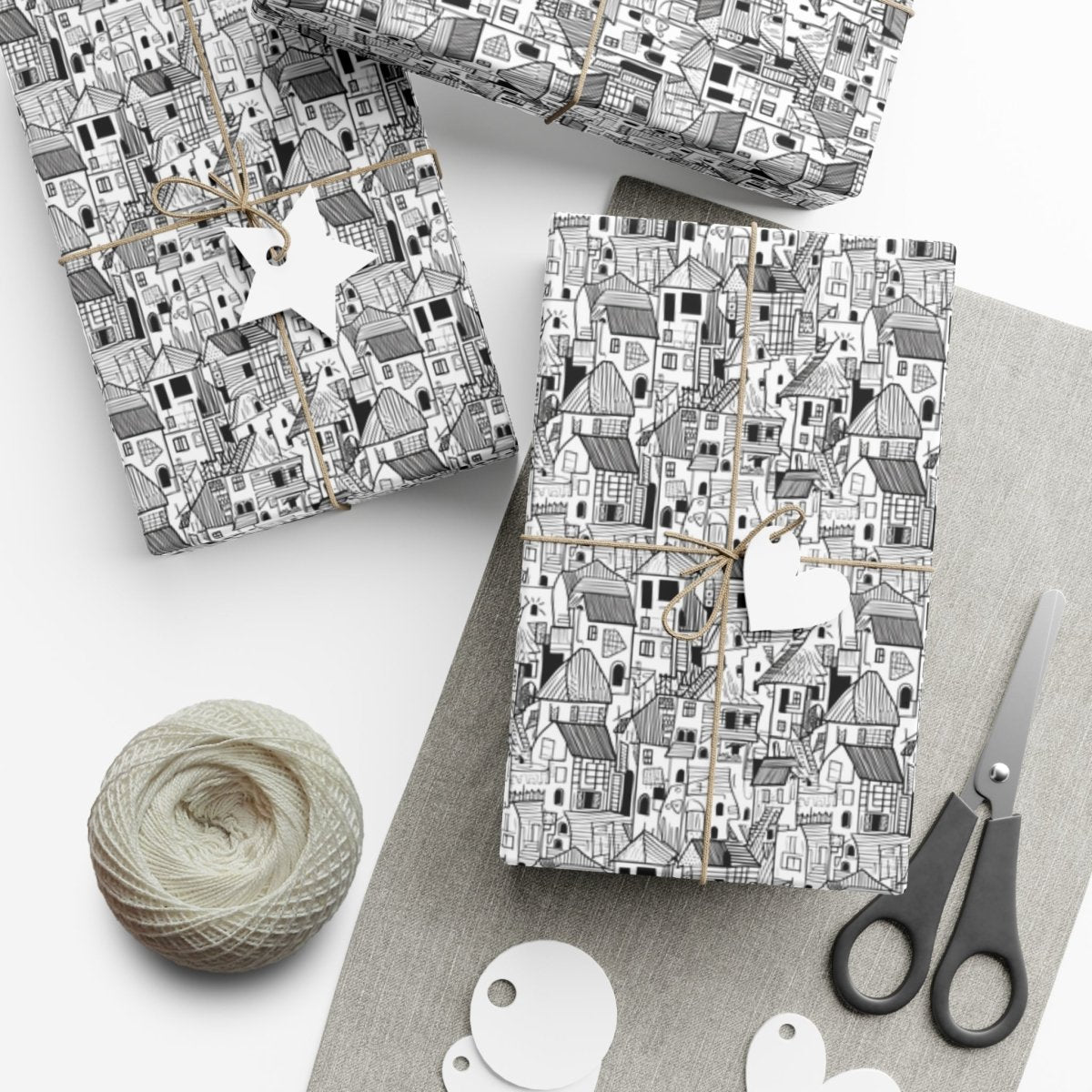 Color the Neighborhood Gift Wrap - Home Decor | ShirtyAgents
