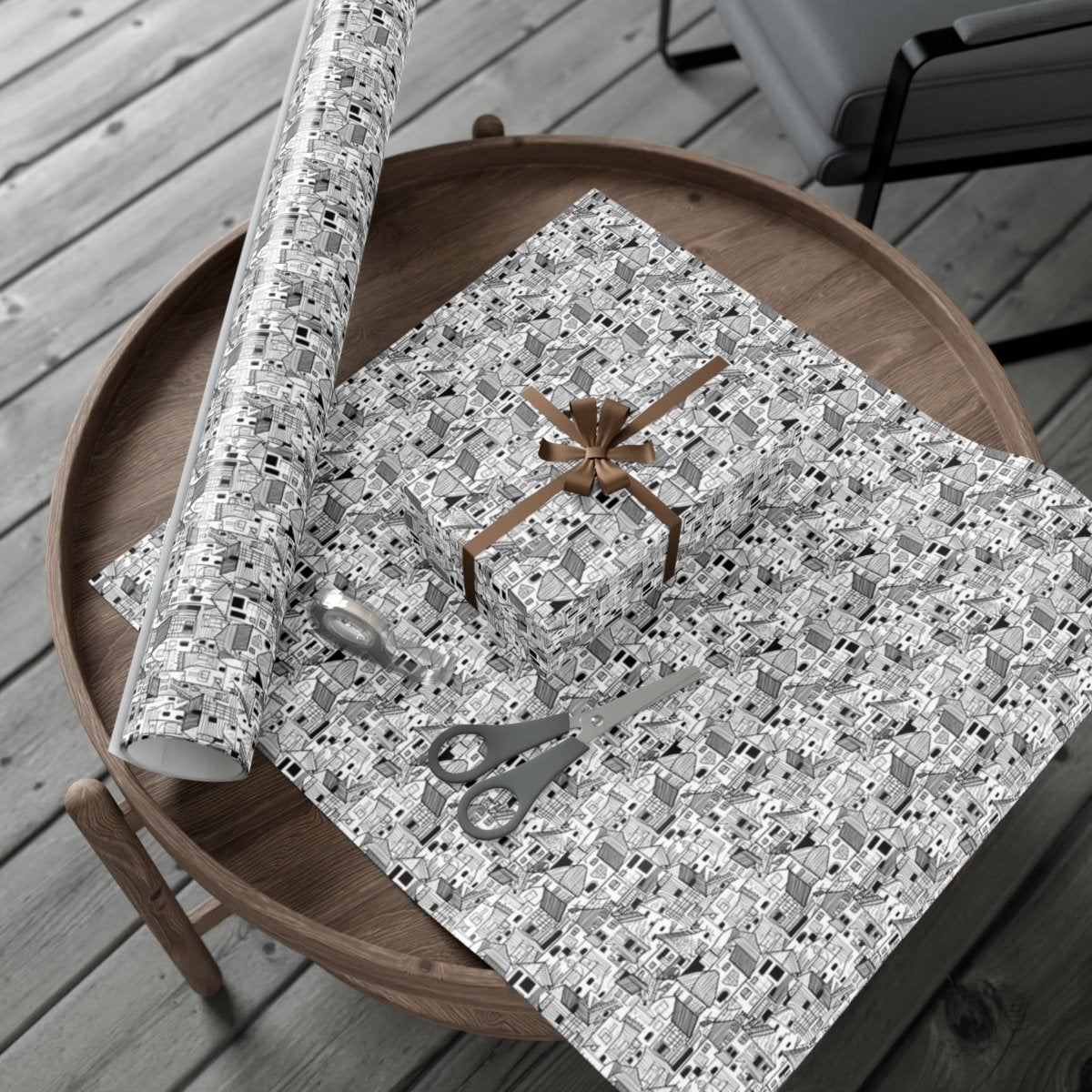 Color the Neighborhood Gift Wrap - Home Decor | ShirtyAgents