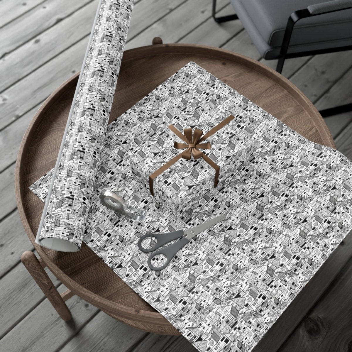 Color the Neighborhood Gift Wrap - Home Decor | ShirtyAgents