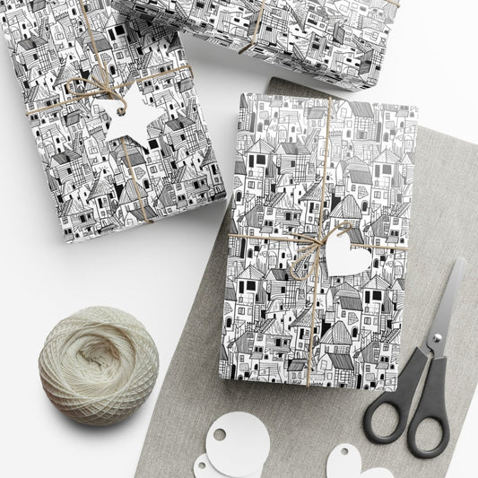 Color the Neighborhood Gift Wrap - Home Decor | ShirtyAgents