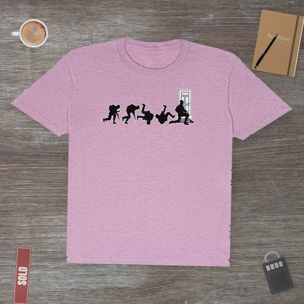 Combat Soldier Silhouette – Honoring Strength & Service | Classic Tee - T-Shirt | ShirtyAgents