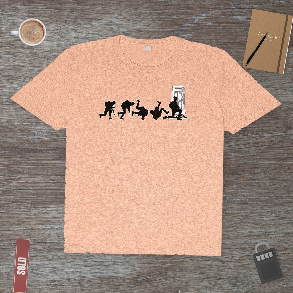 Combat Soldier Silhouette – Honoring Strength & Service | Classic Tee - T-Shirt | ShirtyAgents