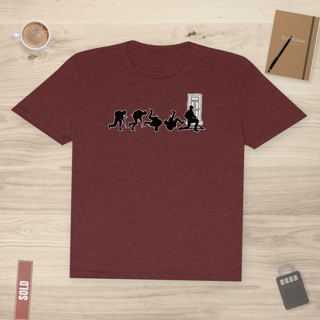 Combat Soldier Silhouette – Honoring Strength & Service | Classic Tee - T-Shirt | ShirtyAgents