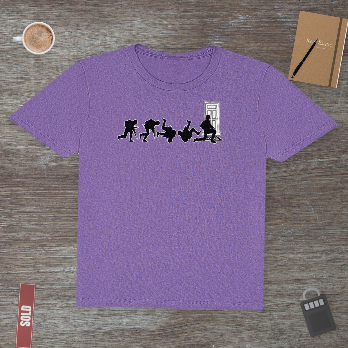 Combat Soldier Silhouette – Honoring Strength & Service | Classic Tee - T-Shirt | ShirtyAgents