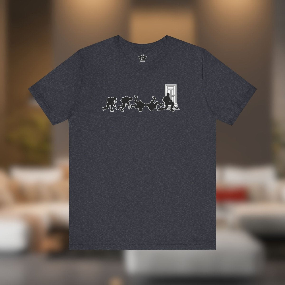 Combat Soldier Silhouette – Honoring Strength & Service - T-Shirt | ShirtyAgents