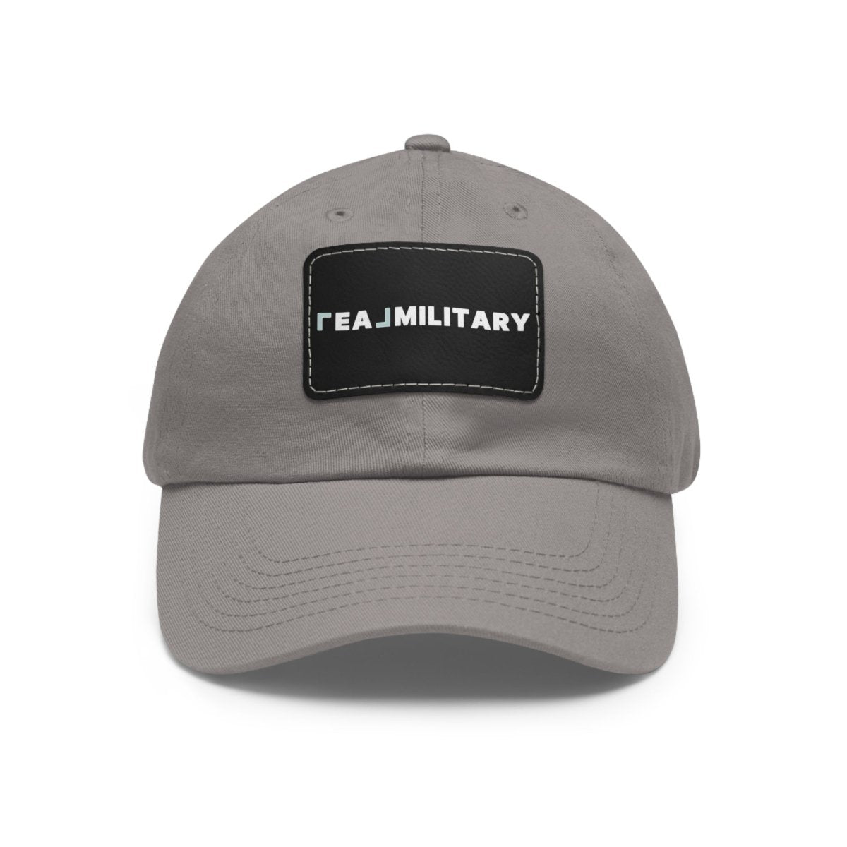 Dad Hat with Leather Patch (Rectangle) - Hats | ShirtyAgents
