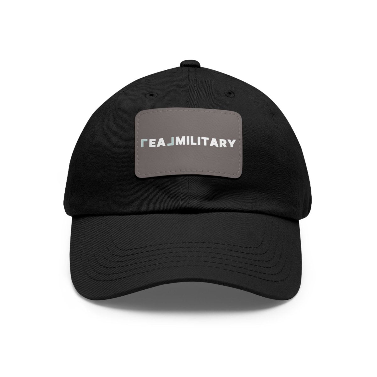 Dad Hat with Leather Patch (Rectangle) - Hats | ShirtyAgents