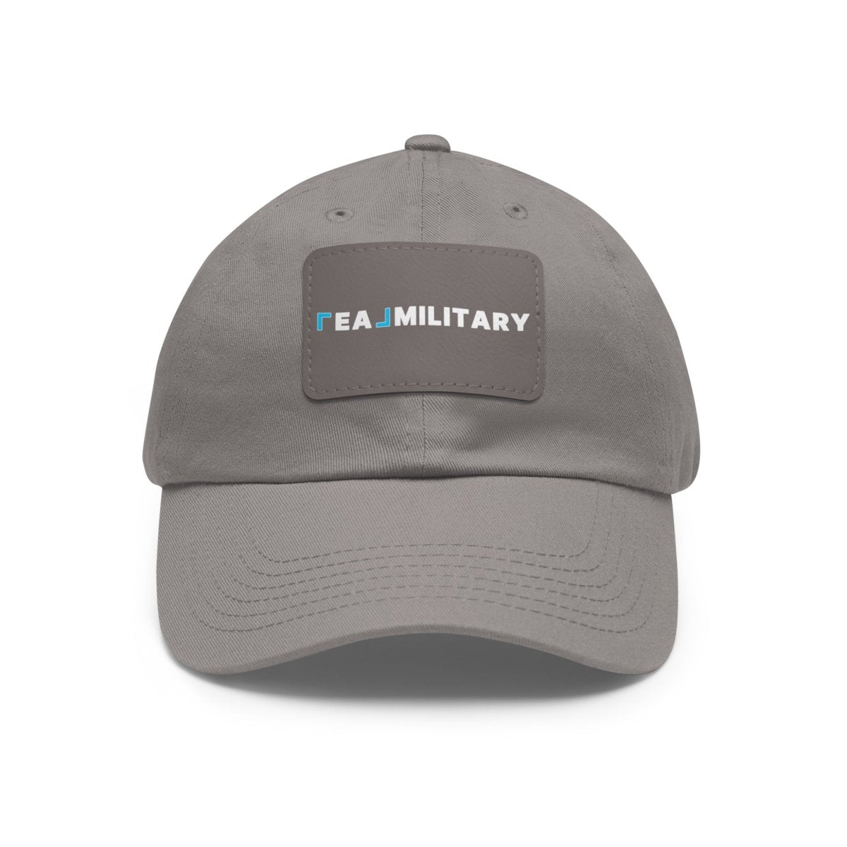 Dad Hat with Leather Patch (Rectangle) - Hats | ShirtyAgents