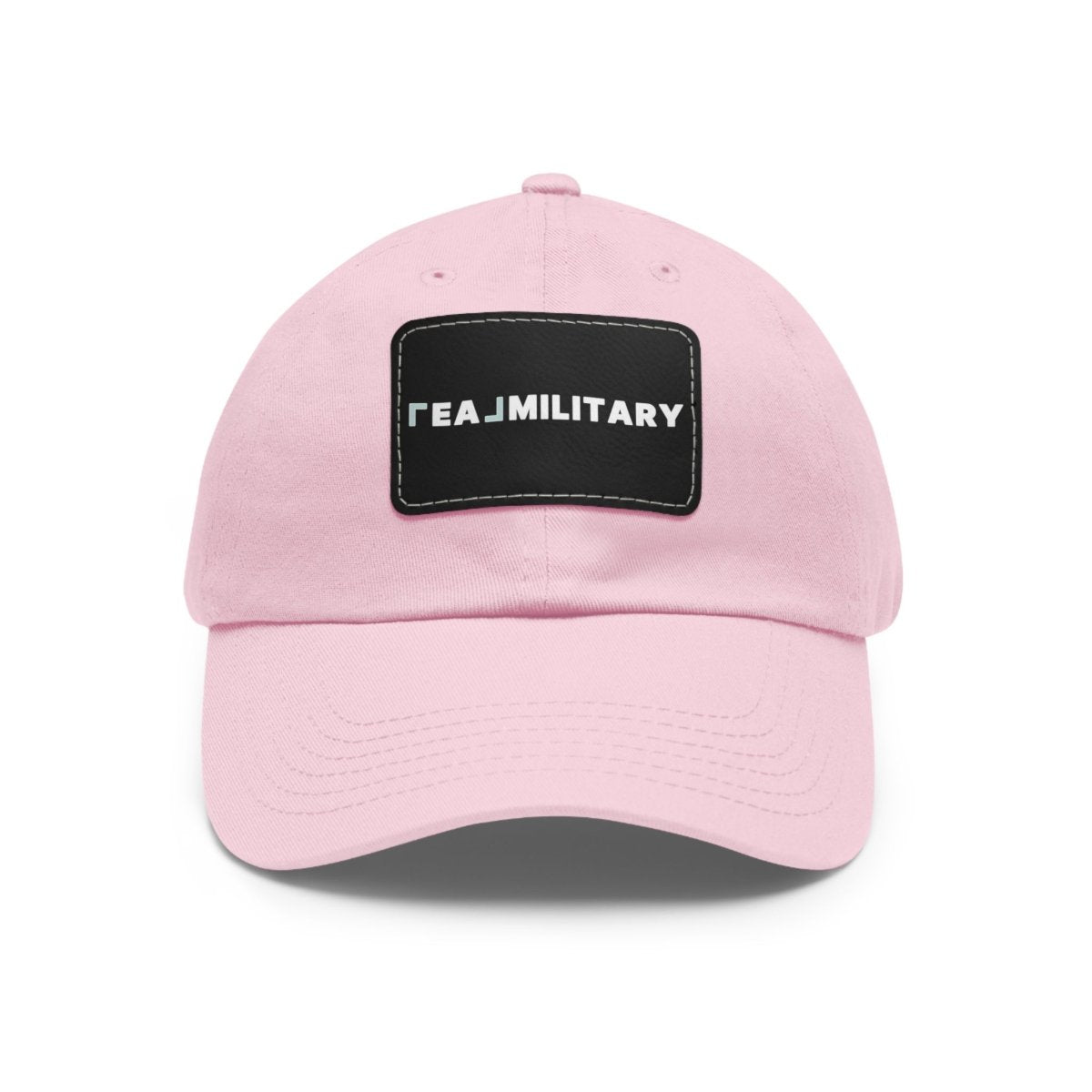 Dad Hat with Leather Patch (Rectangle) - Hats | ShirtyAgents