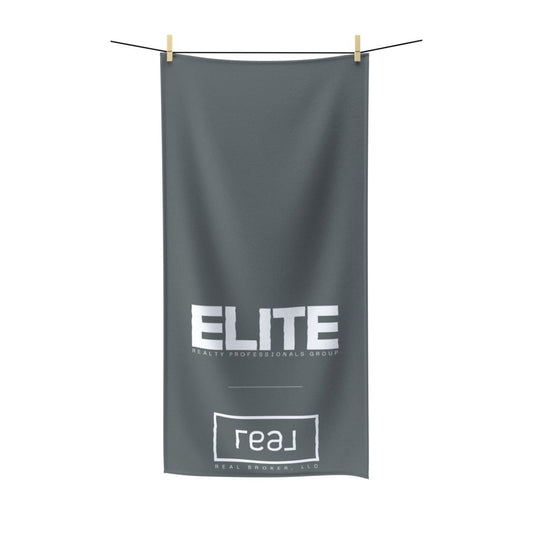 Elite Realty Professionals Group Polycotton Beach Towel | Listing Dream Team Gray - Home Decor | ShirtyAgents