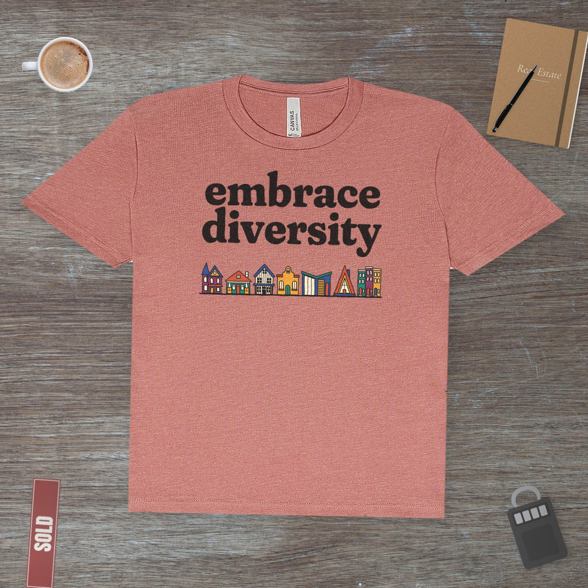 Embrace Diversity in Housing | Classic Tee - T-Shirt | ShirtyAgents