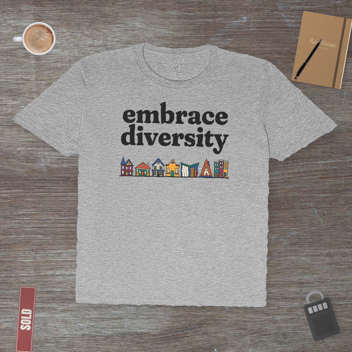 Embrace Diversity in Housing | Classic Tee - T-Shirt | ShirtyAgents