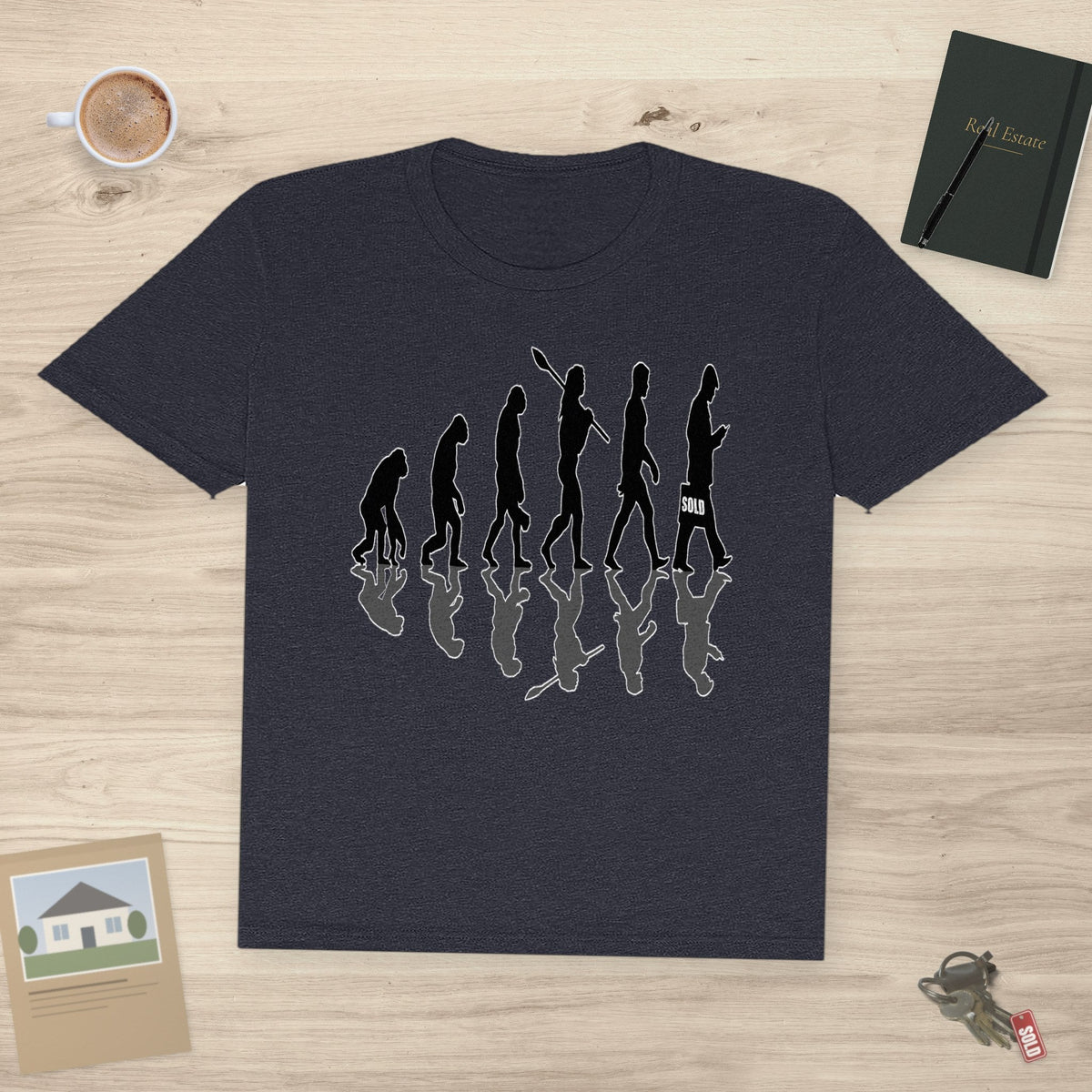 Evolution of Man (Realtor Edition) | Classic Tee - T-Shirt | ShirtyAgents